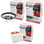12-Pack HEPA Vacuum Bags & Filter for Numatic Henry, Hetty & James