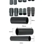 12‑Pack Karcher Vacuum Adapters for Sander/Planer Dust