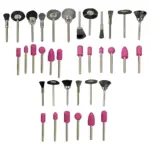 12-Piece Rotary Tool Polishing & Grinding Brush Set for Fine Cleaning