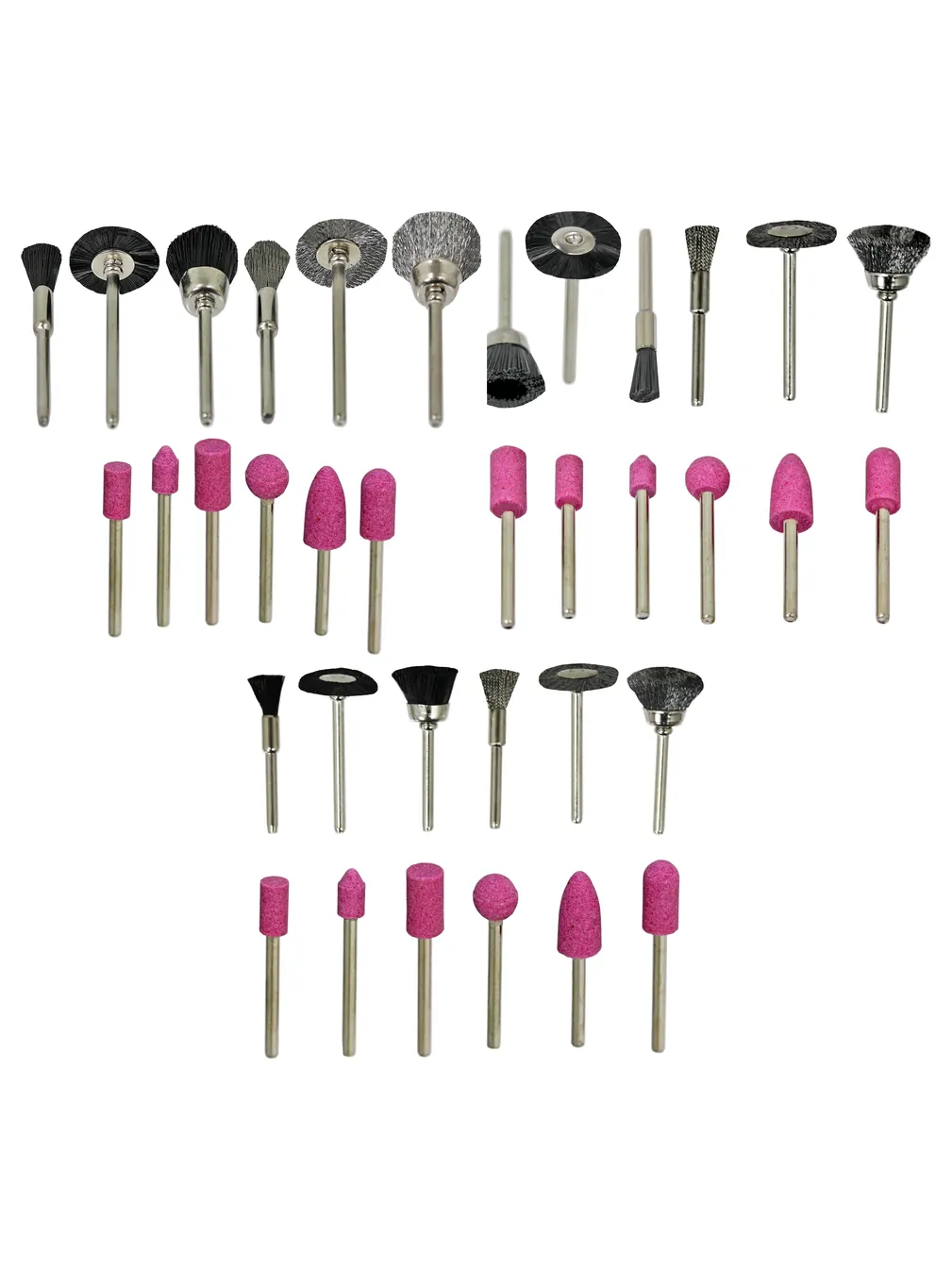 12-Piece Rotary Tool Polishing & Grinding Brush Set for Fine Cleaning