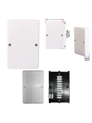 12‑Way 250V AC Junction Box for Heating Systems – 12 × 10A