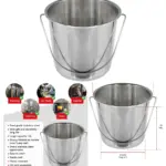 12L Farm Animal Feed & Water Bucket – Ideal for Chickens & Livestock