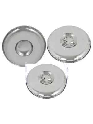 12L Stainless Steel Bucket Lid with Handle – Universal 290mm Cover Cap
