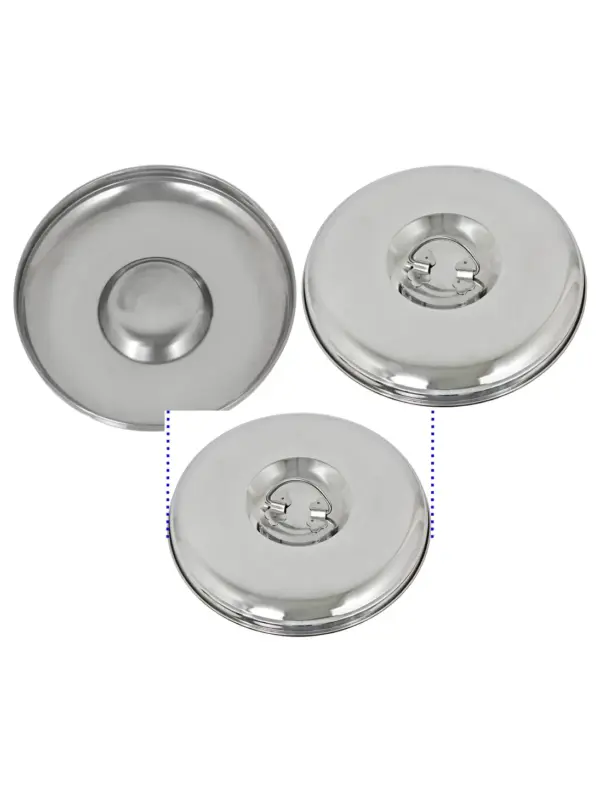 12L Stainless Steel Bucket Lid with Handle – Universal 290mm Cover Cap