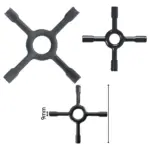 130mm Small Ceramic Trivet for Gas Hob – Pan Support & Moka Pot Stand