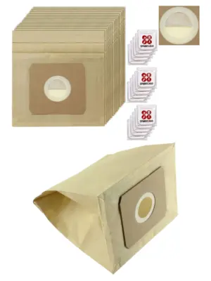 15 Strong Dust Bags + 15 Freshener Tabs for Tesco VC010/315C Vacuum