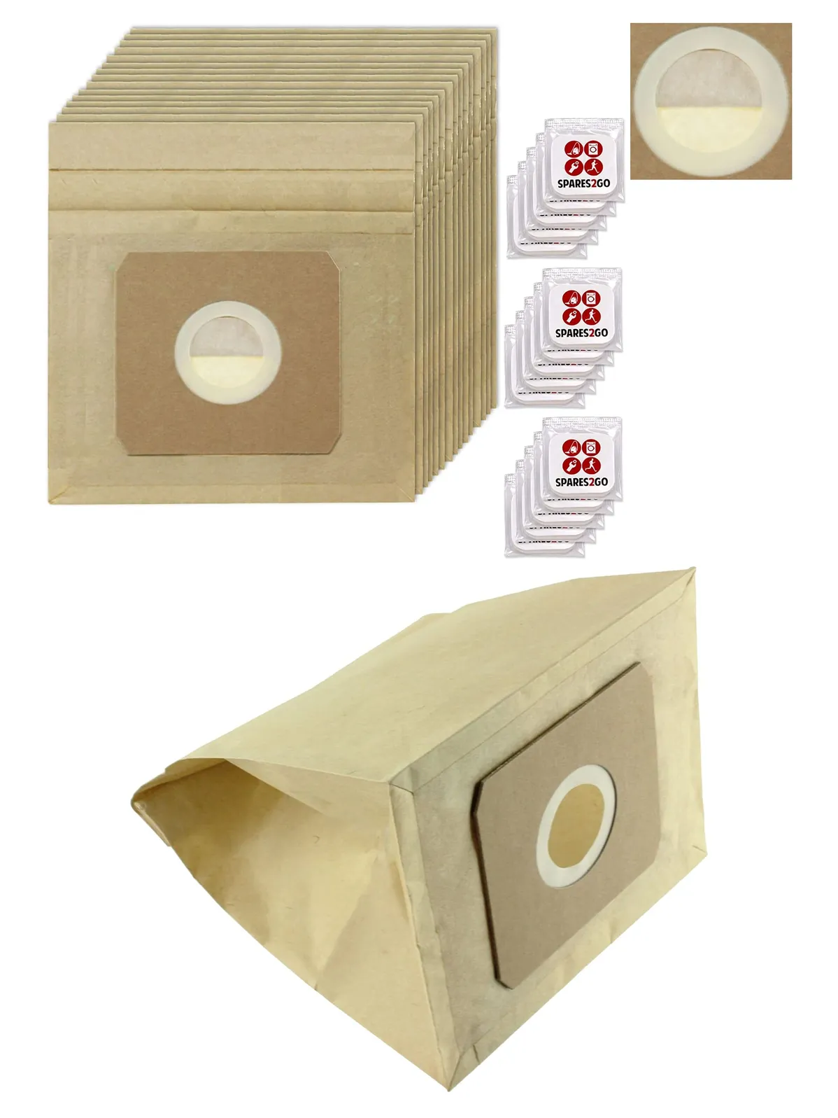 15 Strong Dust Bags for Argos Value Vacuum + 15 Freshener Tabs