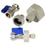 15mm Compression Valve Fridge Freezer 1/4" to 3/4" BSP Tap Adapter