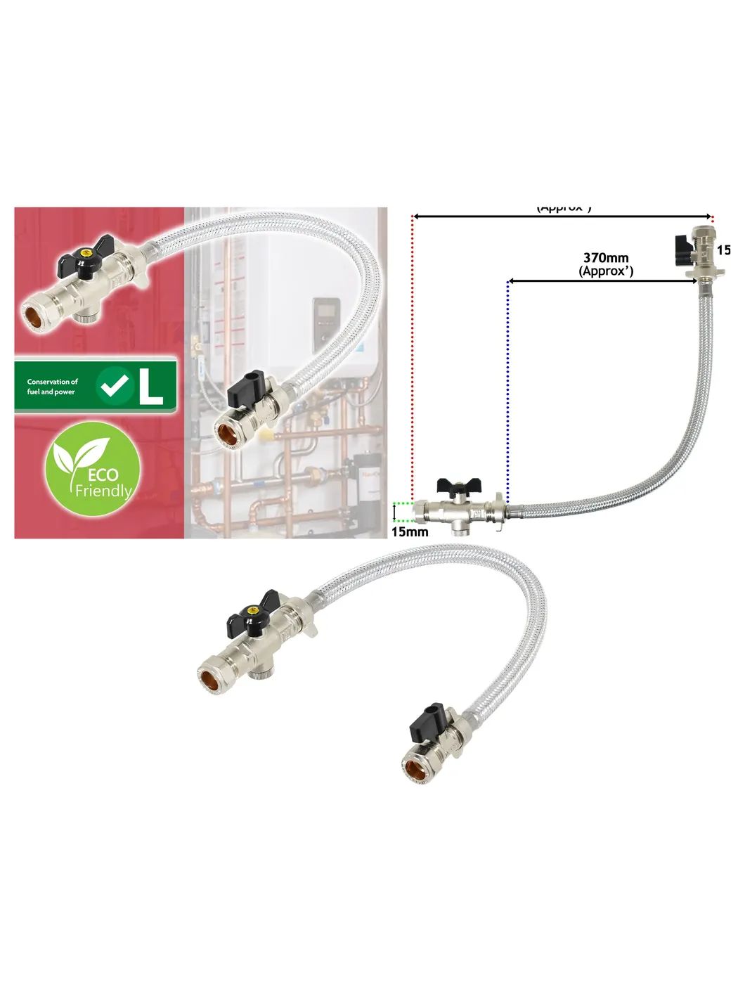 15mm L‑Compliant Lever Check Valve for Combi Boiler Heating Loop