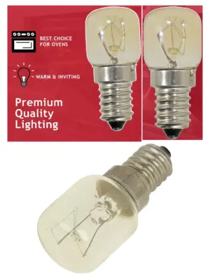15W E14 Replacement Light Bulb for Bush Oven – SES Lamp