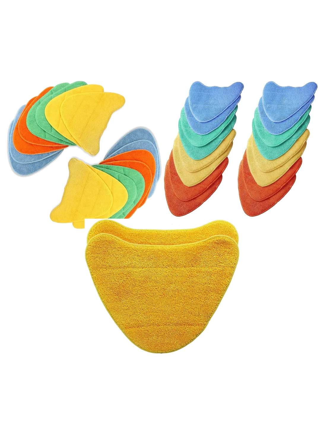 16 Pack Vax Total Home Master Cover Pads for Bare Floor Pro Steam Mop