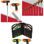 16-Piece T‑Handle Screwdriver Set – Torx, Metric, Hex & Allen Keys