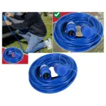 16A 14m Outdoor Extension Lead for Caravan & Motorhome - Blue 1.5mm²