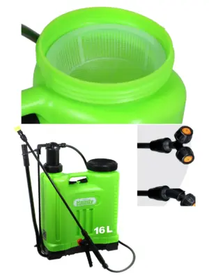 16L Backpack Garden Sprayer for Weed Control - Pressure Pump & Lance