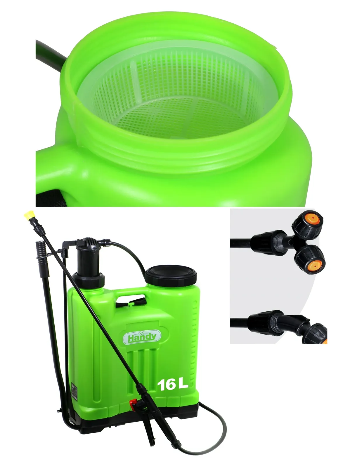 16L Backpack Garden Sprayer for Weed Control - Pressure Pump & Lance