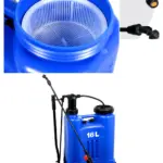16L Backpack Garden Sprayer with Pressure Hose for Weed Control