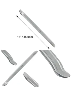 18‑inch Long Bike Tire Lever – Sturdy Iron Wheel Tool