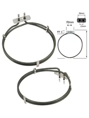 1800W 2-Stage Heating Element for Leisure Fan Oven Replacement