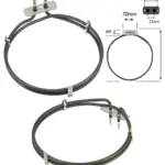1800W 2‑Turn Heating Element for Lamona HAP5002/5003 & HJA5100 Ovens