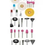 19-Piece Metal Polishing Kit with Buffing Wheels, Compound & Stone Set