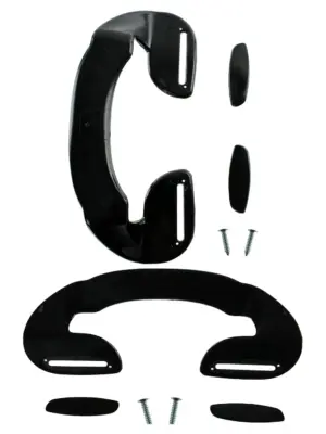 190mm Black Ergonomic Adjustable Door Handle for Diplomat Fridge