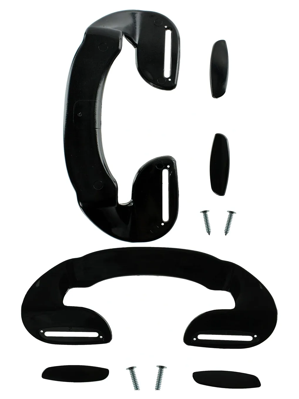 190mm Black Ergonomic Adjustable Door Handle for Diplomat Fridge
