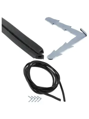 2.4m Rubber Oven Door Gasket with Corner Clips for Bush Cookers
