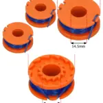 2.5 m Grass Trimmer Line & Spool for Bauker CGT18LW – Pack of 2