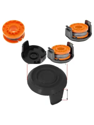 2.5m 1.5mm Line Spool & Guard for BB1152 Garden Strimmer – 2 Pack