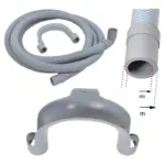 2.5m Dishwasher Drain Hose with Right‑Angle End