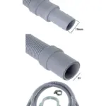 2.5m Drain Hose Extension for Grundig Washer & Dishwasher, 19/22mm