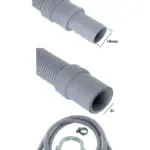 2.5m Drain Hose Extension for Washing Machine & Dishwasher, 19/22mm