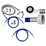 2.5m Universal Dishwasher Water Inlet & Drain Hose Extension Kit