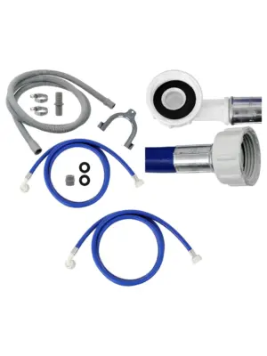 2.5m Universal Dishwasher Water Inlet & Drain Hose Extension Kit