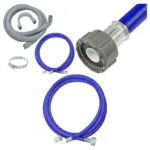 2.5m Universal Washer Hose Kit – Inlet Fill, Drain & Screw Clip