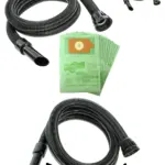 2.6m Extra-Long Hose & 10 Dust Bags - Fits Numatic Henry, Hetty, James