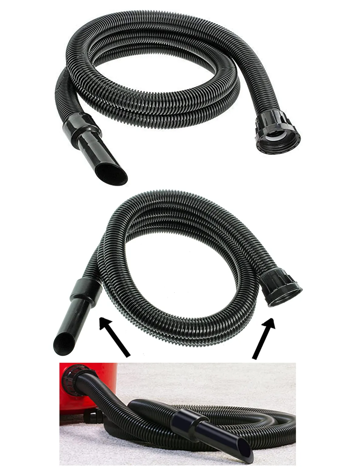 2.6m Extra Long Wet/Dry Replacement Hose for Numatic Henry NRV200