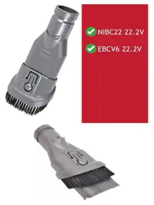 2-in-1 Dusting Brush for Vytronix NIBC22 & EBCV6 Vacuum Upholstery