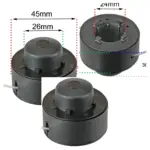 2 m Dual‑Line Spool for RYNO YT5263 1.3 mm Garden Trimmer