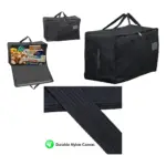 2-Pack 100L Waterproof Black Canvas Storage Bags – Large Attic Loft