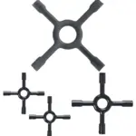 2-Pack 130mm Ceramic Trivet for Gas Hob – Moka Coffee Pot Stand