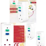 2‑Pack 13A RCD Plug for Mower, Strimmer & Hedgecutter – UK 3‑Pin 230V