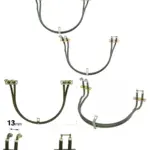 2‑Pack 1700W Heating Elements for Bosch, Neff & Siemens Fan Ovens