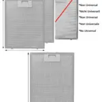 2 Pack 300×240 mm Grease Filters for Britannia Dedietrich Cooker Hood