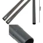 2‑Pack 35mm Universal Vacuum Cleaner Flexible Extension Tubes