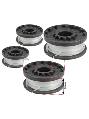 2-Pack 4 m Trimmer Line for Qualcast GTLi18 N0F-GT-250/18-E