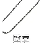 2 Pack 45-Link 30cm Chainsaw Chain, 12-3/8" Pitch for Bosch AKE-30