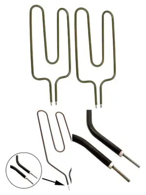 2-Pack 850W Crank Neck Heater Element for CREDA Night Storage Heaters