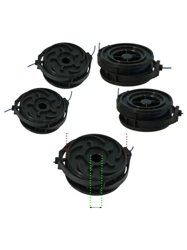 2-Pack Bosch ART30 Trimmer Line Spool – Replacement Cutting Cord