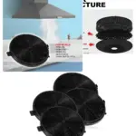2-Pack Carbon Charcoal Filter CF04 for COMFEE PYRA17 & GLAV17 Hoods
